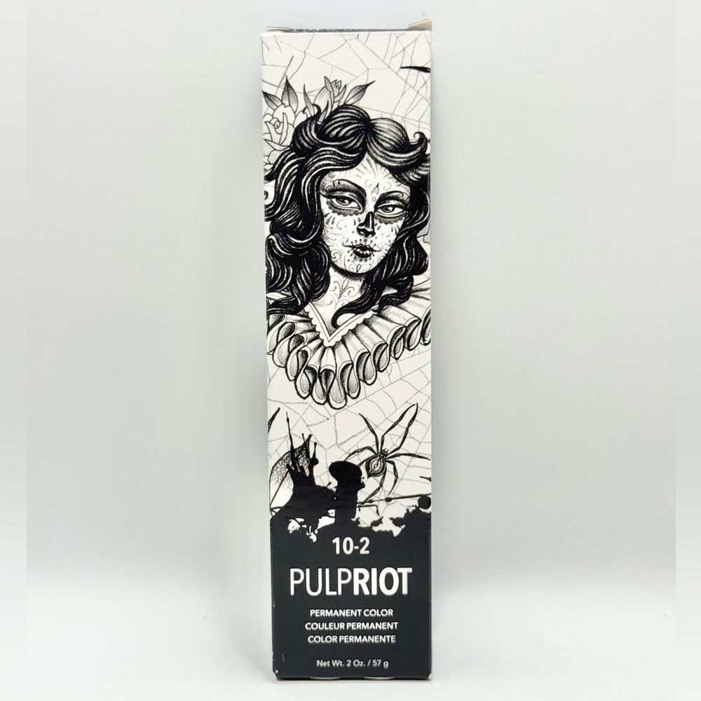 Pulp Riot Permanent Hair Color 10-2 Violet 2 oz. New Sealed
